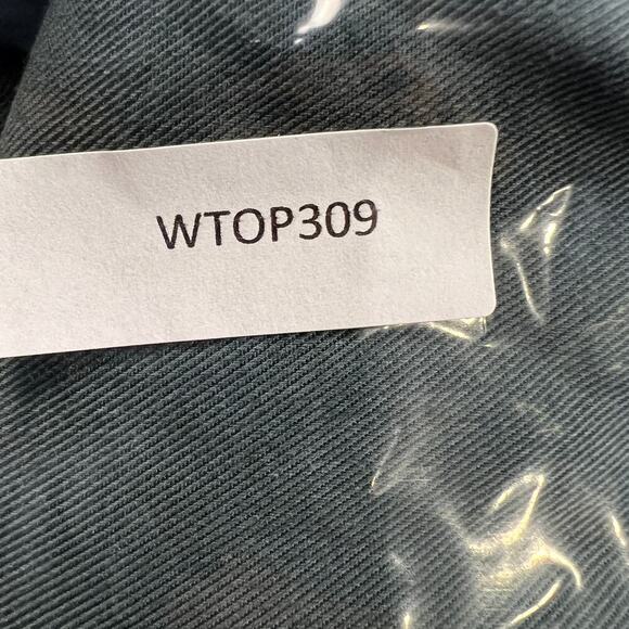 Vetta V-Neck Tencel Teal Dolman Short Sleeve Crop Top Shirt Size 2 - Picture 9 of 10